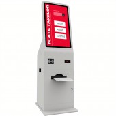 Indoor AIO selfservice info kiosk, 32 INCH, SERIES 151-SS, with Intel® CORE™ I3 processor, 8GB Ram, 120GB SSD, FullHD, all in one pc, A4 printer, 2D barcode scanner, proximity sensor